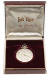 MEN'S LORD ELGIN 14K YELLOW GOLD CASE POCKET WATCH
