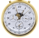 TISSOT GOLD-TONE CASE MOONPHASE MECHANICAL POCKET WATCH