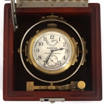 HAMILTON US NAVY MOUNTED BUREAU OF SHIPS CLOCK IN BOX 