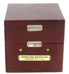 HAMILTON US NAVY MOUNTED BUREAU OF SHIPS CLOCK IN BOX 