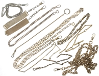 POCKET WATCH FOBS - GOLD-FILLED, SILVER-TONE, & PLATED
