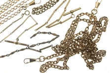POCKET WATCH FOBS - GOLD-FILLED, SILVER-TONE, & PLATED