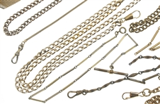 POCKET WATCH FOBS - GOLD-FILLED, SILVER-TONE, & PLATED