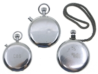 SILVER-TONE MECHANICAL STOPWATCHES - FOR PARTS/REPAIRS