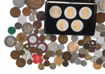 TOKENS & TABLE MEDALS EXPLORER LOT
