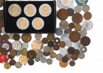 TOKENS & TABLE MEDALS EXPLORER LOT