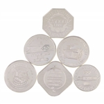 STERLING SILVER WORLD CASINO TOKENS BY FRANKLIN MINT