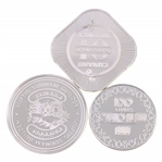 STERLING SILVER WORLD CASINO TOKENS BY FRANKLIN MINT