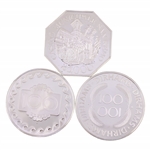 STERLING SILVER WORLD CASINO TOKENS BY FRANKLIN MINT