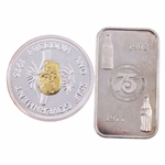 .999 SILVER ROUNDS & COCA-COLA INGOT