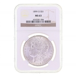 1899-O US SILVER MORGAN DOLLAR COIN NGC MS 63