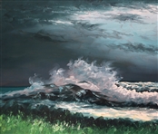 LIVINGSTON ROBERTS FLORIDA HIGHWAYMEN PAINTING WAVES