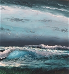 LIVINGSTON ROBERTS FLORIDA HIGHWAYMEN PAINTING WAVES