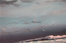 LIVINGSTON ROBERTS FLORIDA HIGHWAYMEN PAINTING WAVES