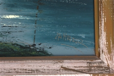 AL HAIR FLORIDA HIGHWAYMEN OIL PAINTING NIGHT MARSH
