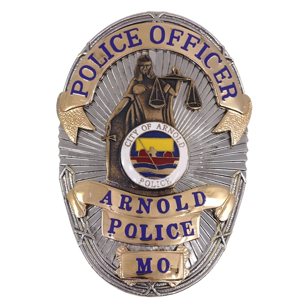OBSOLETE ARNOLD MISSOURI POLICE OFFICER BADGE