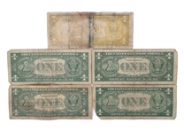 US $1 BLUE SEAL SILVER CERTIFICATES - LOT OF 10