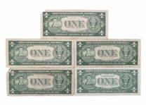 US $1 BLUE SEAL SILVER CERTIFICATES - LOT OF 10