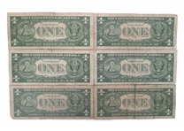 US $1 BLUE SEAL SILVER CERTIFICATES - LOT OF 11