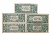 US $1 BLUE SEAL SILVER CERTIFICATES - LOT OF 11