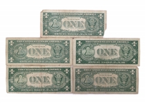 US $1 BLUE SEAL SILVER CERTIFICATES - LOT OF 10