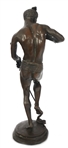 AFTER C.A. BOURGEOIS SNAKE CHARMER BRONZE SCULPTURE
