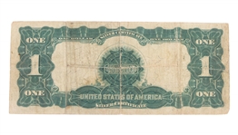 1899 US $1 BLUE SEAL SILVER CERTIFICATE BLACK EAGLE