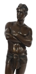 AFTER JOHAN BORJESON THE SWIMMER BRONZE SCULPTURE