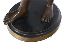AFTER JOHAN BORJESON THE SWIMMER BRONZE SCULPTURE