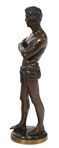 AFTER JOHAN BORJESON THE SWIMMER BRONZE SCULPTURE