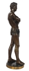 AFTER JOHAN BORJESON THE SWIMMER BRONZE SCULPTURE