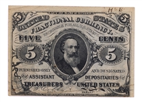 OBSOLETE US 5C 3RD ISSUE FRACTIONAL CURRENCY