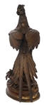 AFTER ALPHONSE A. ARSON PHEASANT PATINATED BRONZE 