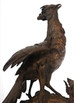 AFTER ALPHONSE A. ARSON PHEASANT PATINATED BRONZE 