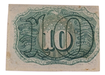 OBSOLETE US 10C 2ND ISSUE FRACTIONAL CURRENCY