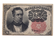 OBSOLETE US 1874 10C 5TH ISSUE FRACTIONAL CURRENCY