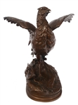 AFTER ALPHONSE A. ARSON ROOSTER PHEASANT BRONZE 