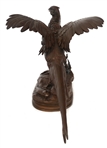 AFTER ALPHONSE A. ARSON ROOSTER PHEASANT BRONZE 