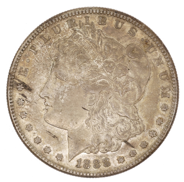 1888-S US SILVER MORGAN DOLLAR COIN - BETTER DATE