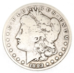 1893-CC US SILVER MORGAN DOLLAR COIN