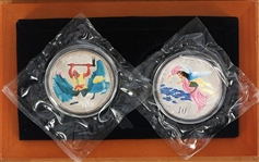 2001 CHINESE .999 SILVER FOLKTALES SERIES 1 OZT ROUNDS