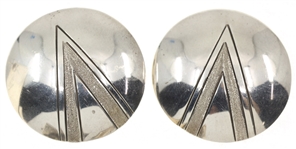 ARTIST-SIGNED STERLING SILVER FASHION EARRINGS 