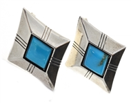 ARTIST-SIGNED STERLING SILVER FASHION EARRINGS 