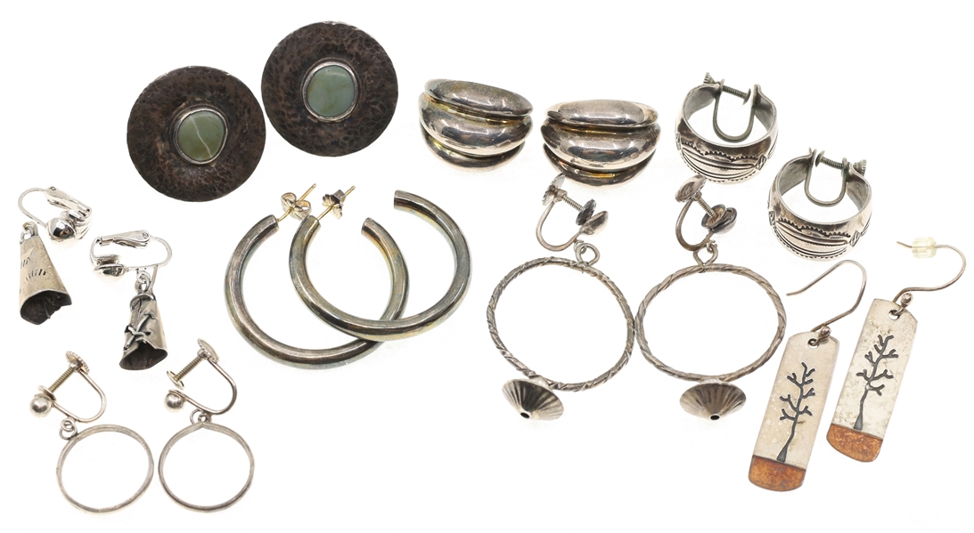 STERLING SILVER FASHION EARRINGS