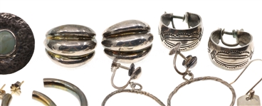 STERLING SILVER FASHION EARRINGS