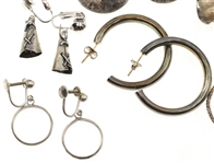 STERLING SILVER FASHION EARRINGS