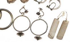 STERLING SILVER FASHION EARRINGS