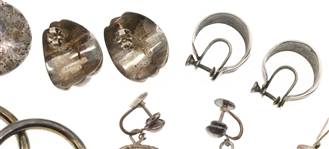 STERLING SILVER FASHION EARRINGS