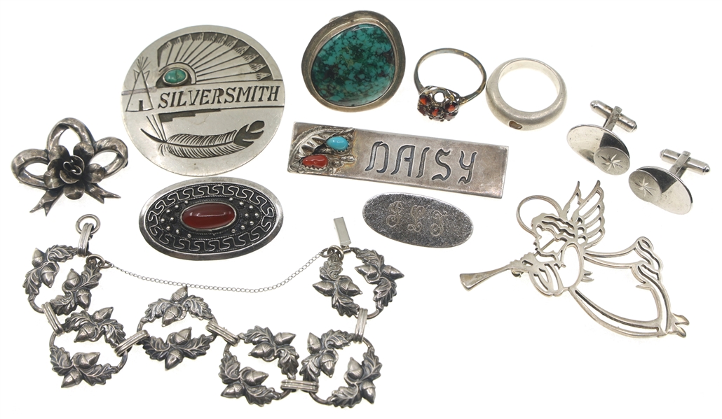 STERLING SILVER FASHION JEWELRY