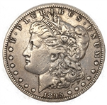 1895-O US SILVER MORGAN $1 COIN - VF/XF KEY DATE